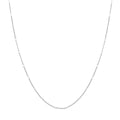 Delicate Starburst Chain Necklace Sterling Silver