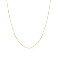 Delicate Starburst Chain Necklace Sterling Silver Gold