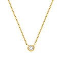 Vollendung Diamant Halskette 14K Gold