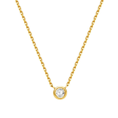 Collier Diamant Completion Or Massif 14 CT