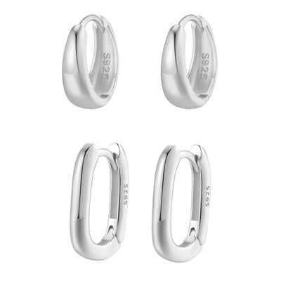 Ensemble Boucles d'Oreilles Créoles Dome