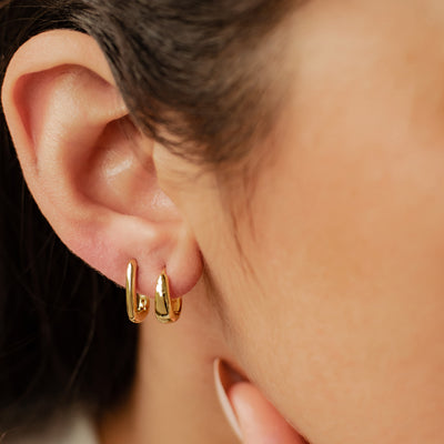 Ensemble Boucles d'Oreilles Créoles Dome