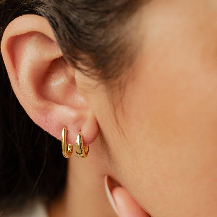 Dome Hoop Earring Sets