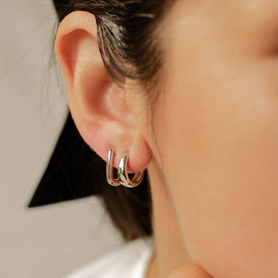 Ensemble Boucles d'Oreilles Créoles Dome