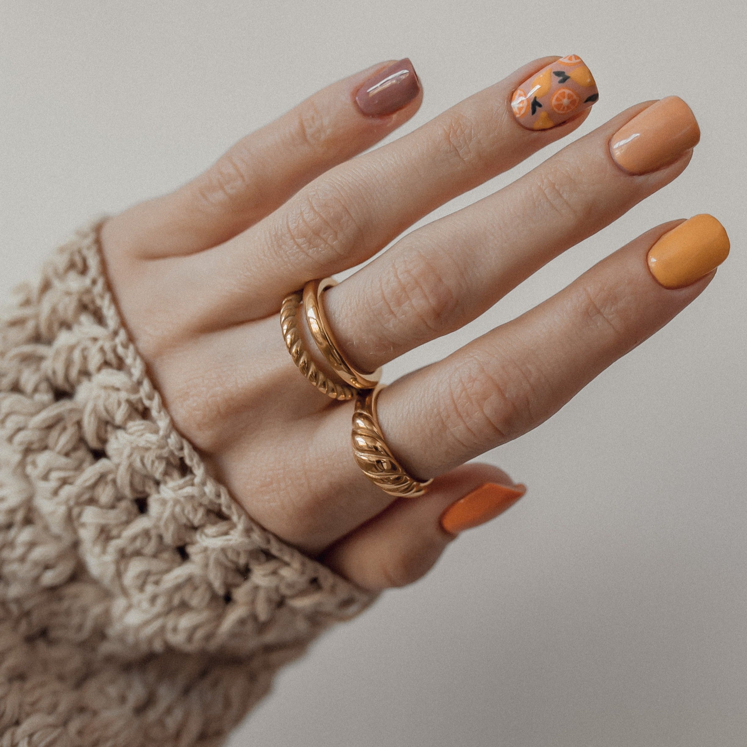 Anillo de Banda Doble en Oro