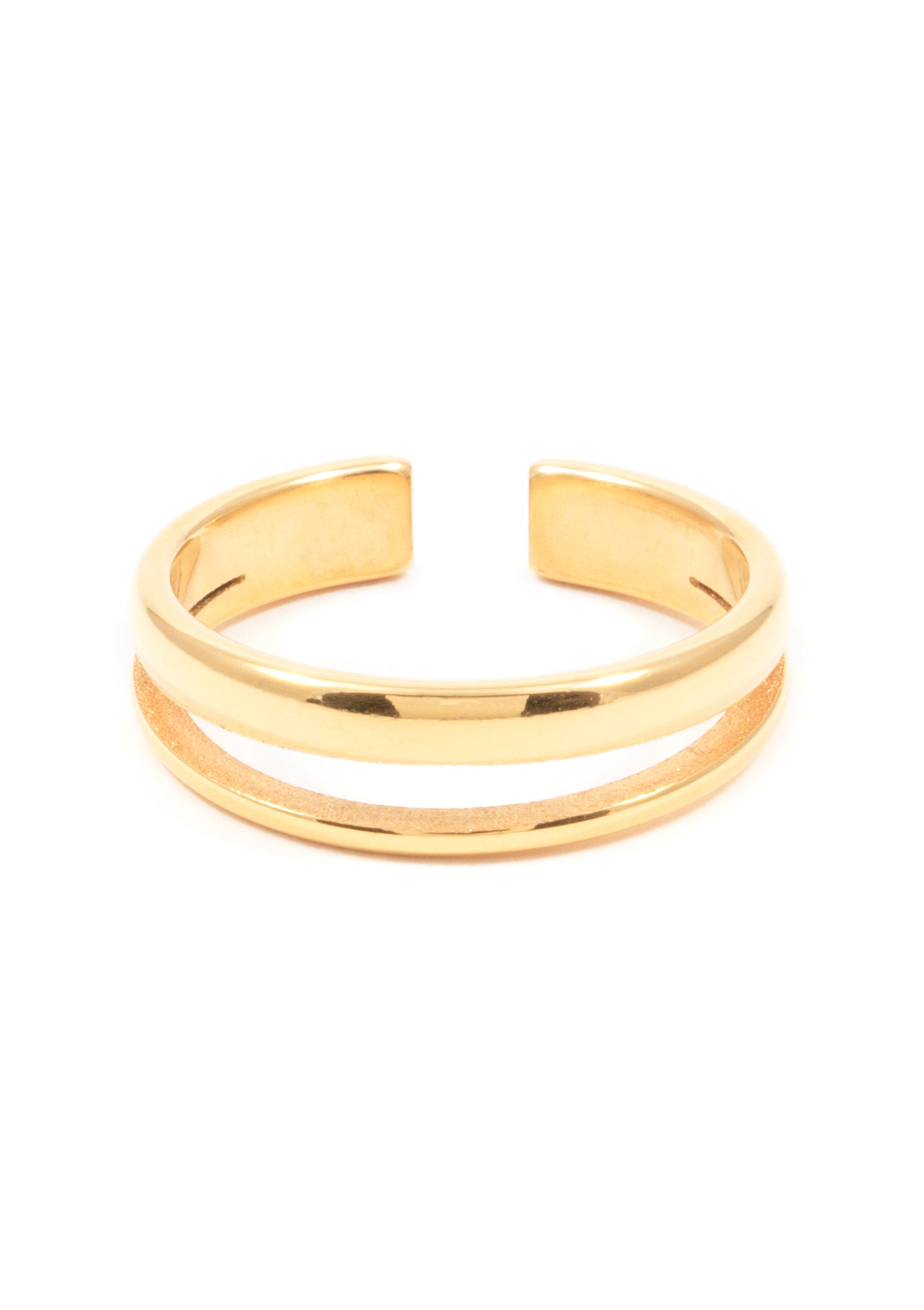 Bague Simple Double Bande