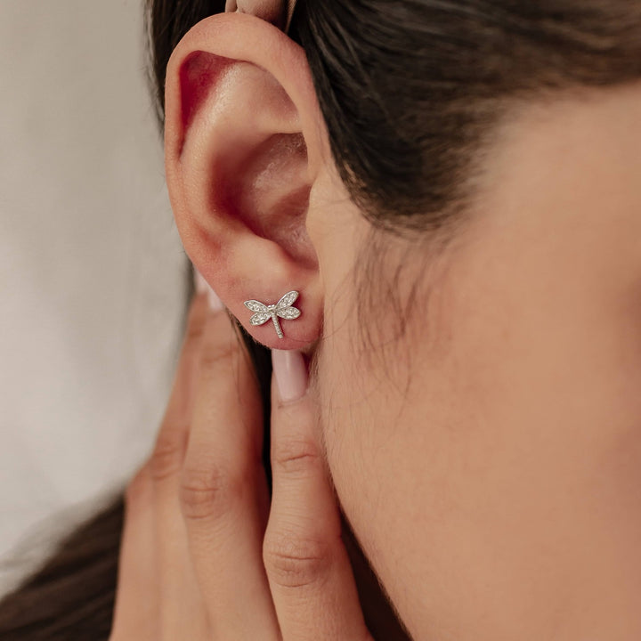 Libellen Ohrstecker Sterlingsilber