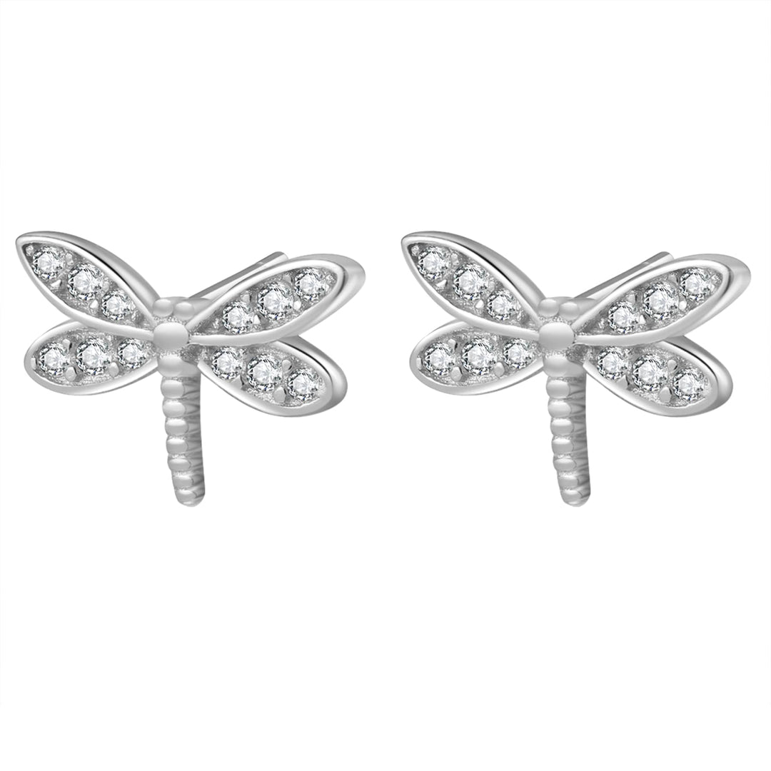 Dragonfly Stud Earring Sterling Silver – Hey Happiness