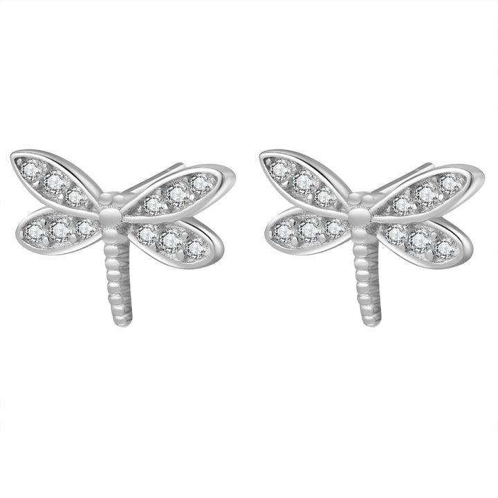 Dragonfly Stud Earring Sterling Silver