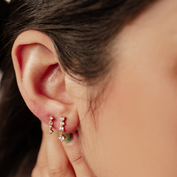 Drop Earrings Set Sterling Silver
