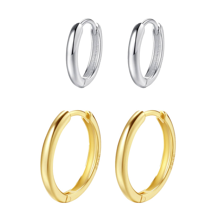 Ensemble Créoles Duo Grace Sterling Argent