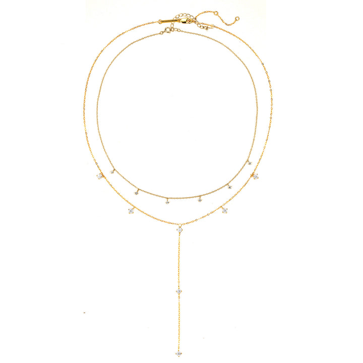 Ensemble Collier Ellipse Sterling Argent