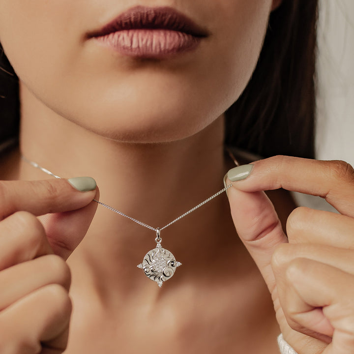 Collier Pendentif "Energy" Argent Sterling