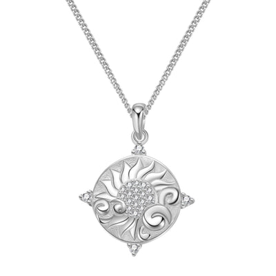 Energy Pendant Necklace Sterling Silver