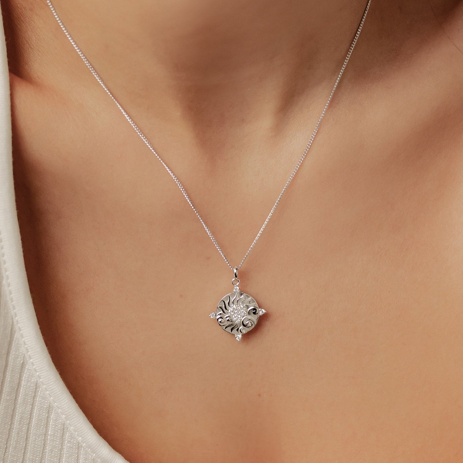 Collier Pendentif "Energy" Sterling Argent