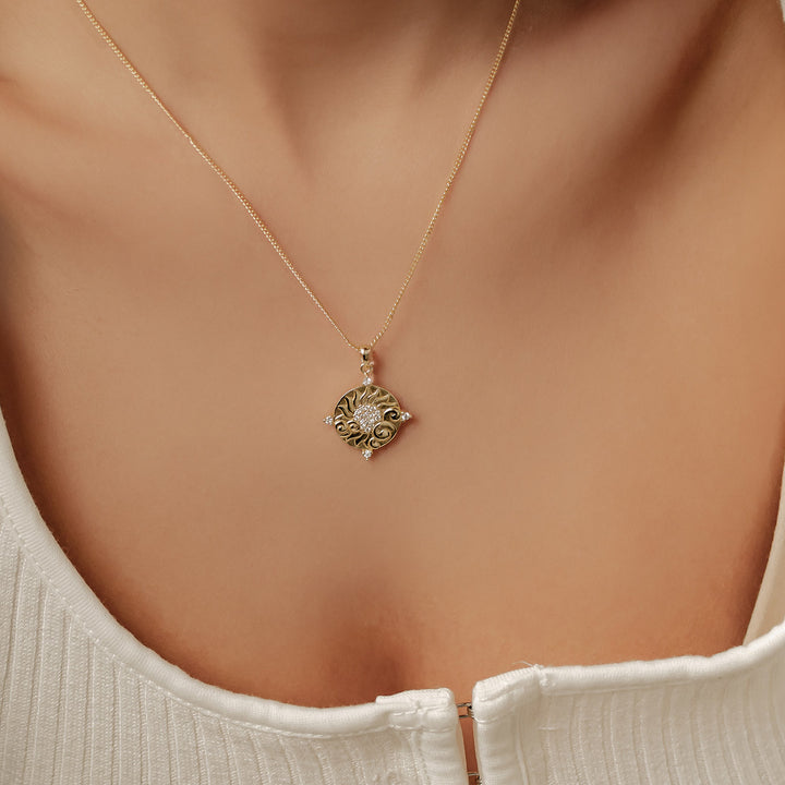 Collier Pendentif "Energy" Argent Sterling