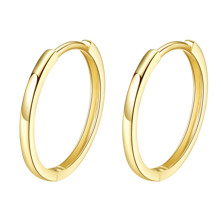 Boucles d’Oreilles Créoles Eternal en Or Massif 14 CT