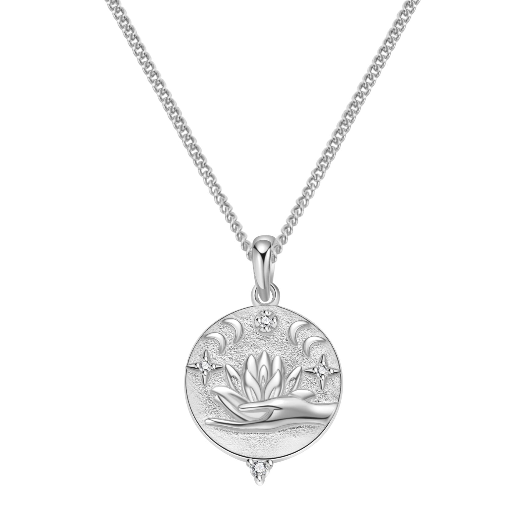Faith Pendant Necklace Sterling Silver Hey Happiness