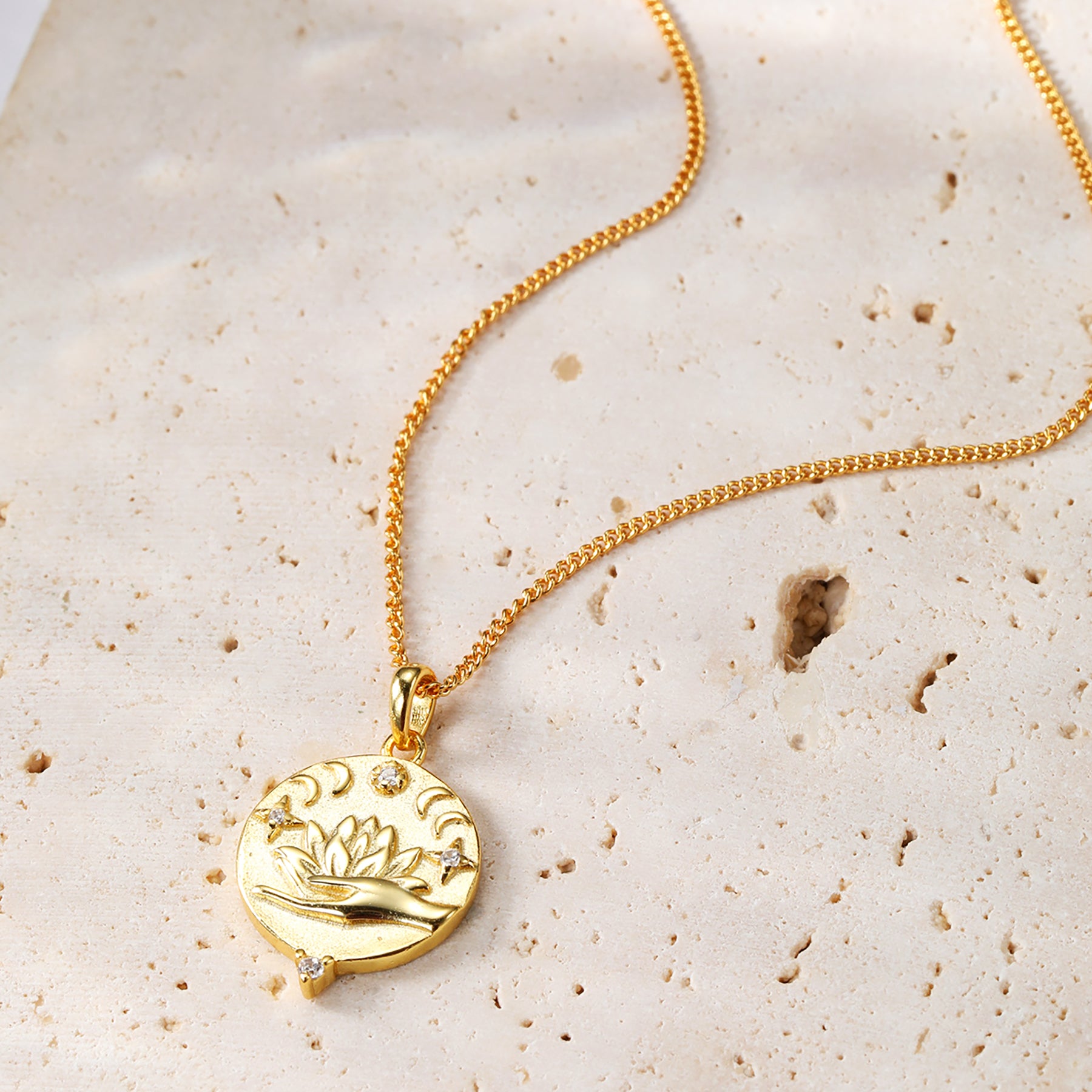 Collier Pendentif "Faith" Sterling Argent