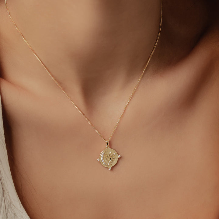 Fearless Pendant Necklace Sterling Silver