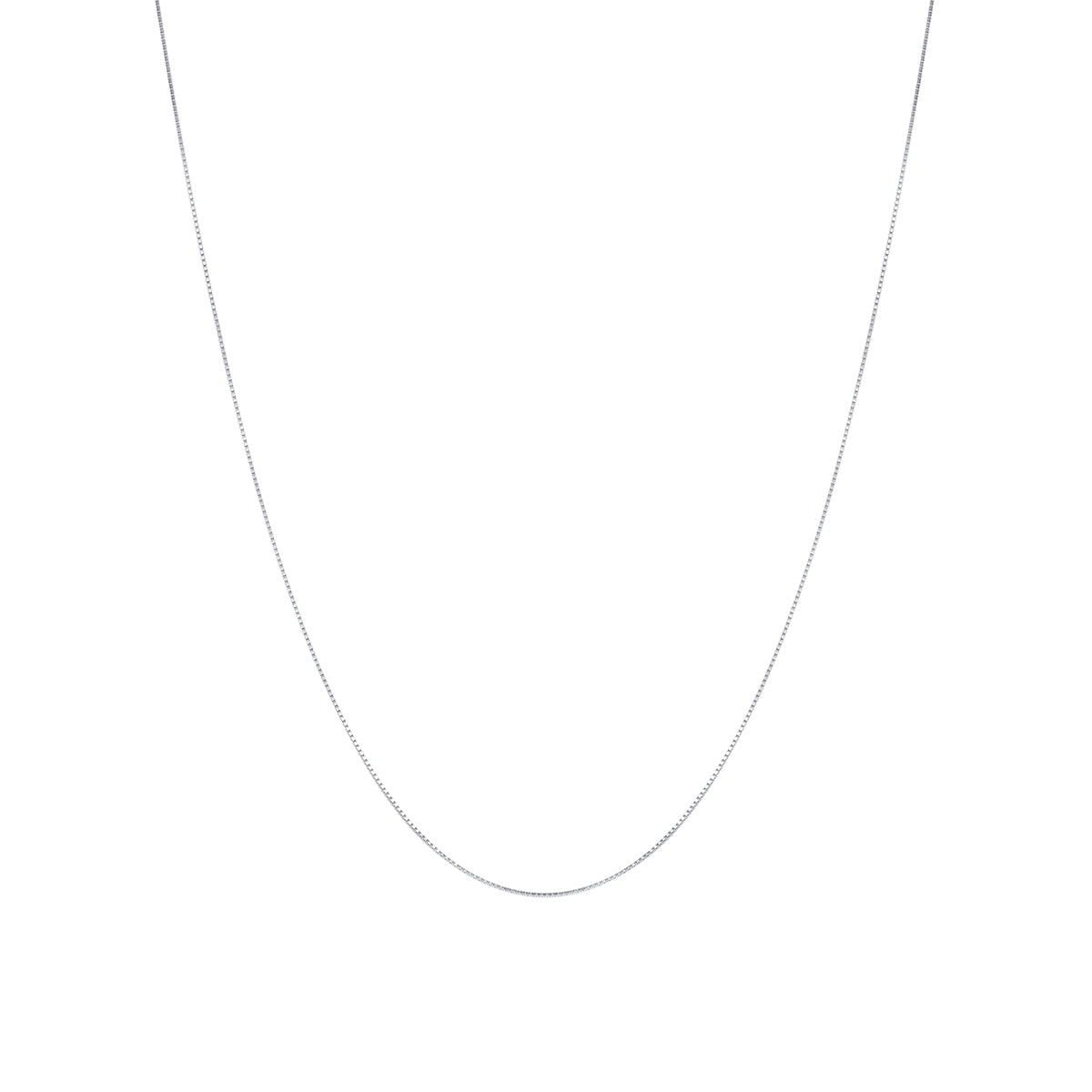 Belle Boîte Collier Chaîne Argent Sterling