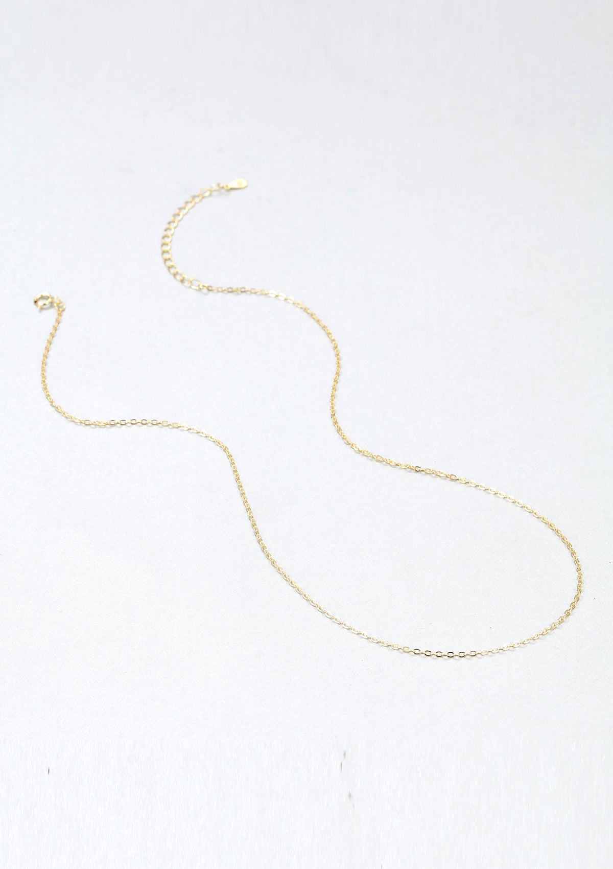 Chaîne de Câble Fine Sterling Argent en Or