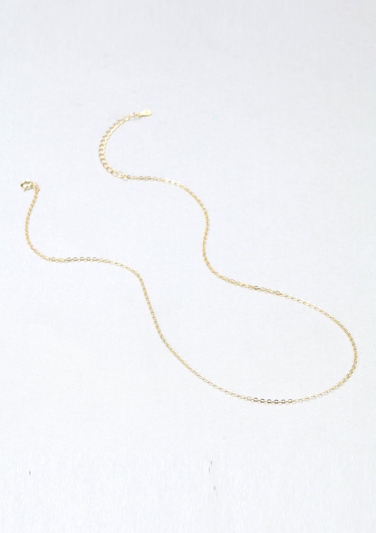 Fine Cable Chain Sterling Silver Gold