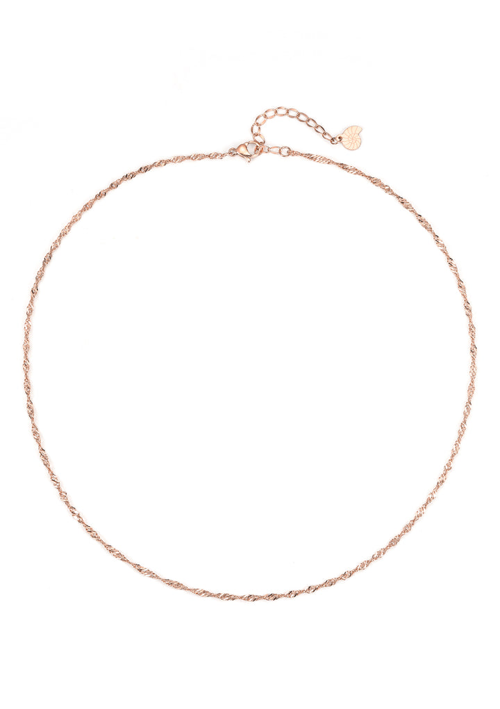 Filigrane Singapurkettein Roségold