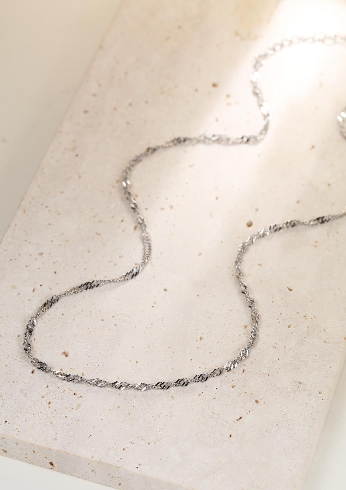 Filigrane Singapurkette in Silber