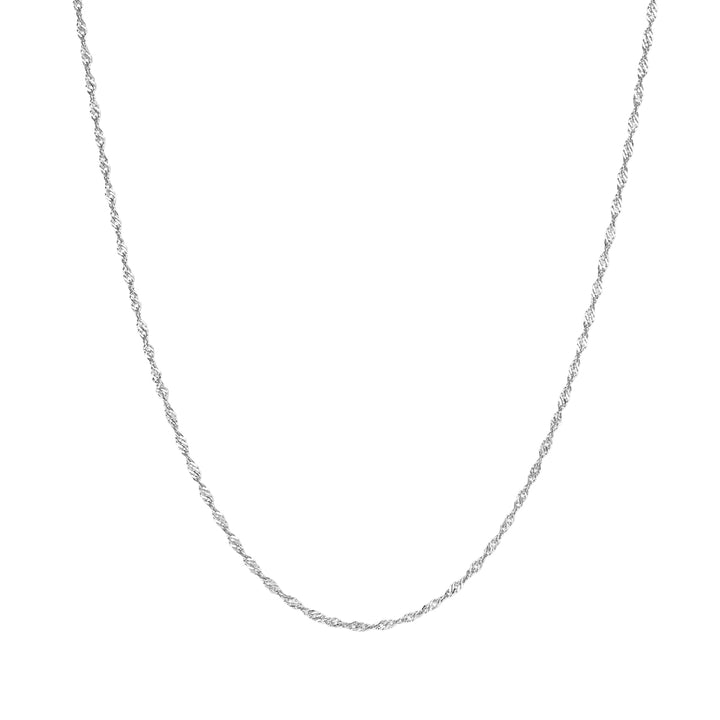 Filigrane Singapurkette Sterlingsilber