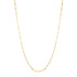 Collier Chaîne Rolo Aplatie en Or