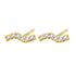 Flow Stud Earrings 14K Gold