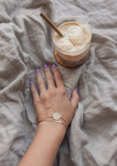 Flower of Life Bracelet Gold