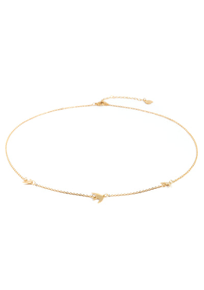Collier Oiseaux Volants en Or