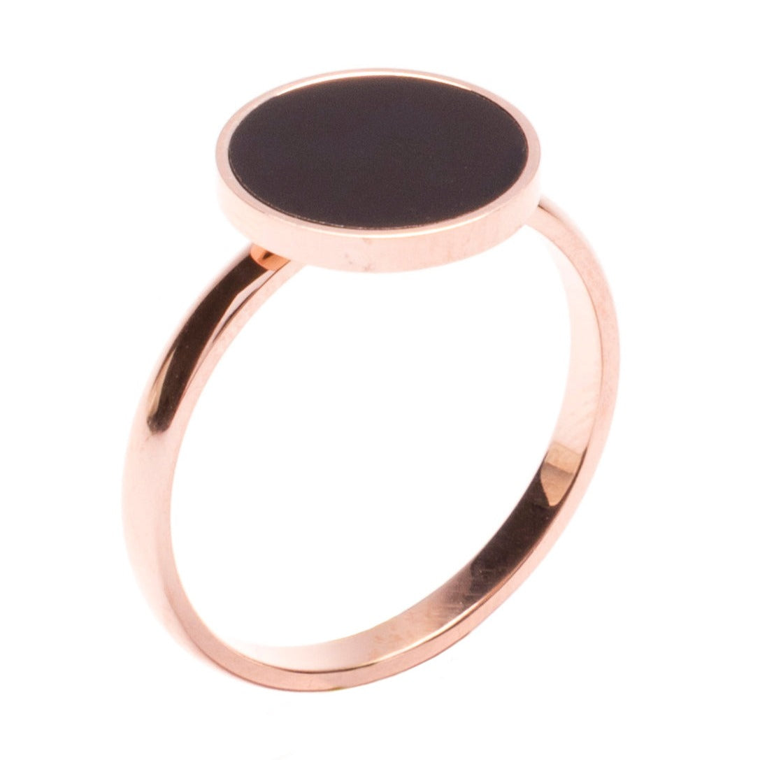 Minimalist Ring mit Kreis