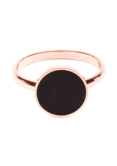 Minimalist Ring mit Kreis