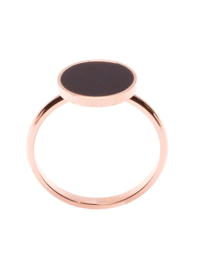 Minimalist Ring mit Kreis