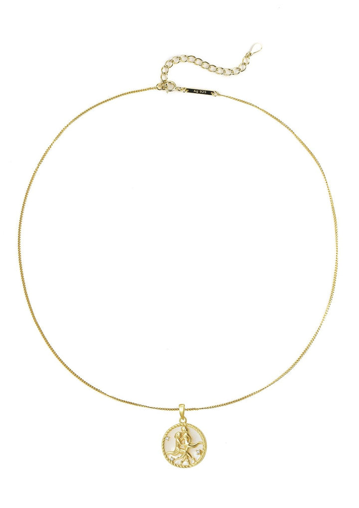 Collar Colgante Géminis Plata de Ley 925