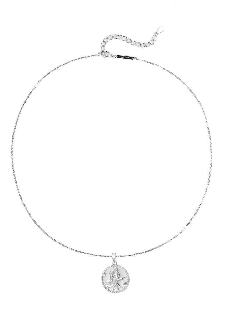 Collar Colgante Géminis Plata de Ley 925