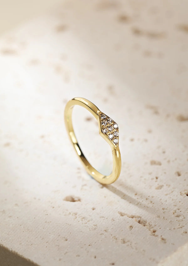 Anillo Slim Diamond en oro