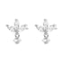 Gemstone Blossom Stud Earrings Sterling Silver