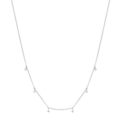 Collier Charme Pierre Précieuse Sterling Argent