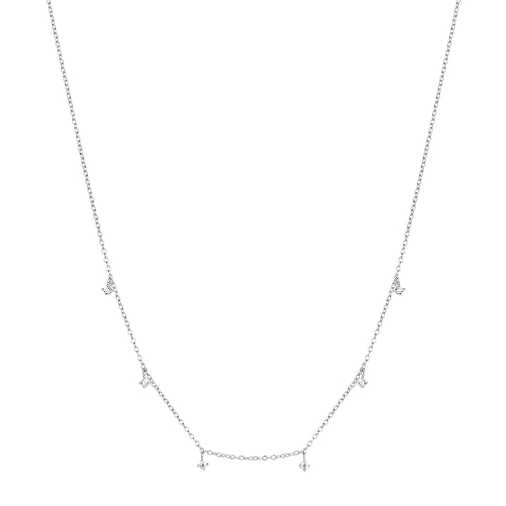 Collier Charme Pierre Précieuse Sterling Argent