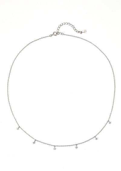 Collier Charme Pierre Précieuse Sterling Argent