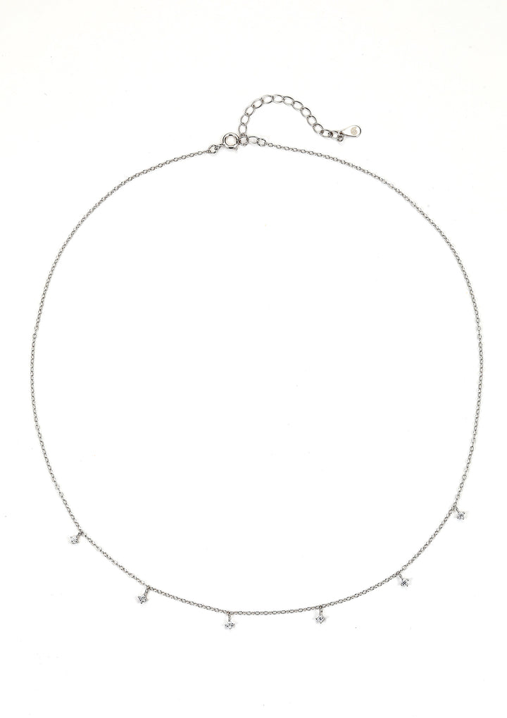 Collier Charme Pierre Précieuse Argent Sterling