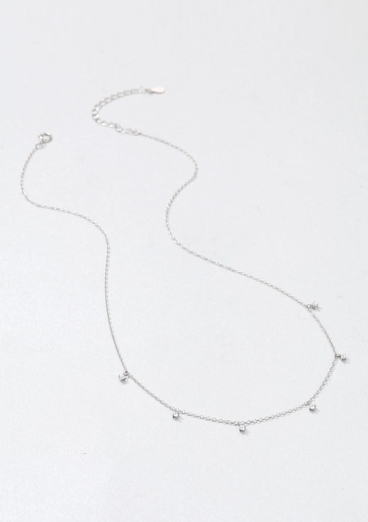 Collier Charme Pierre Précieuse Sterling Argent