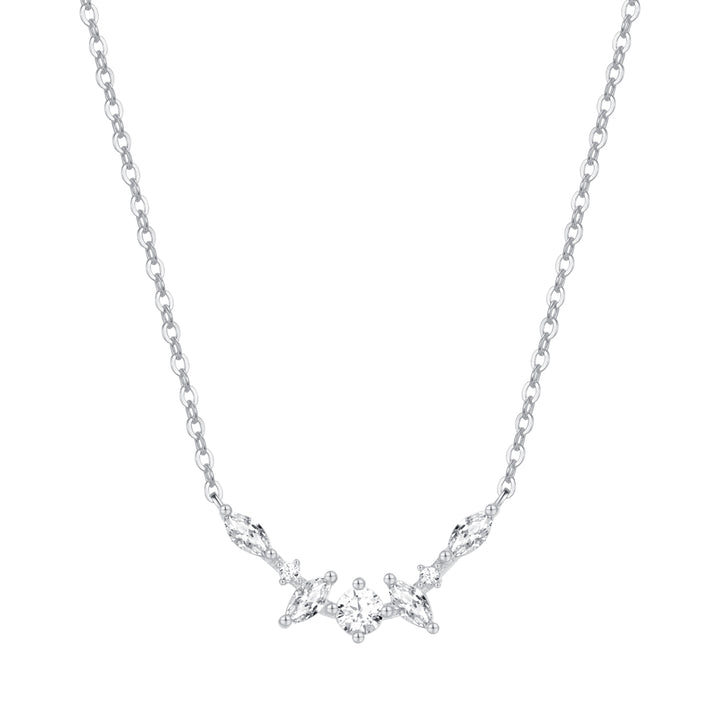 Gemstone Fireworks Necklace Sterling Silver