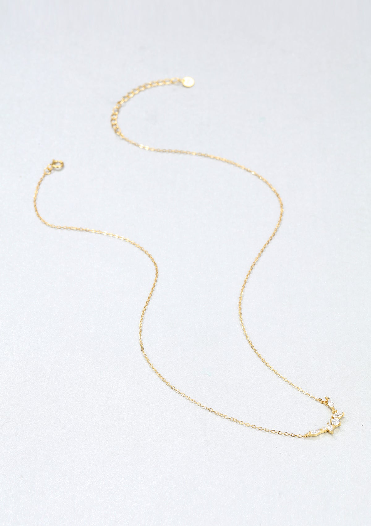 Collar Bando de Gemas Plata de Ley 925 en Oro