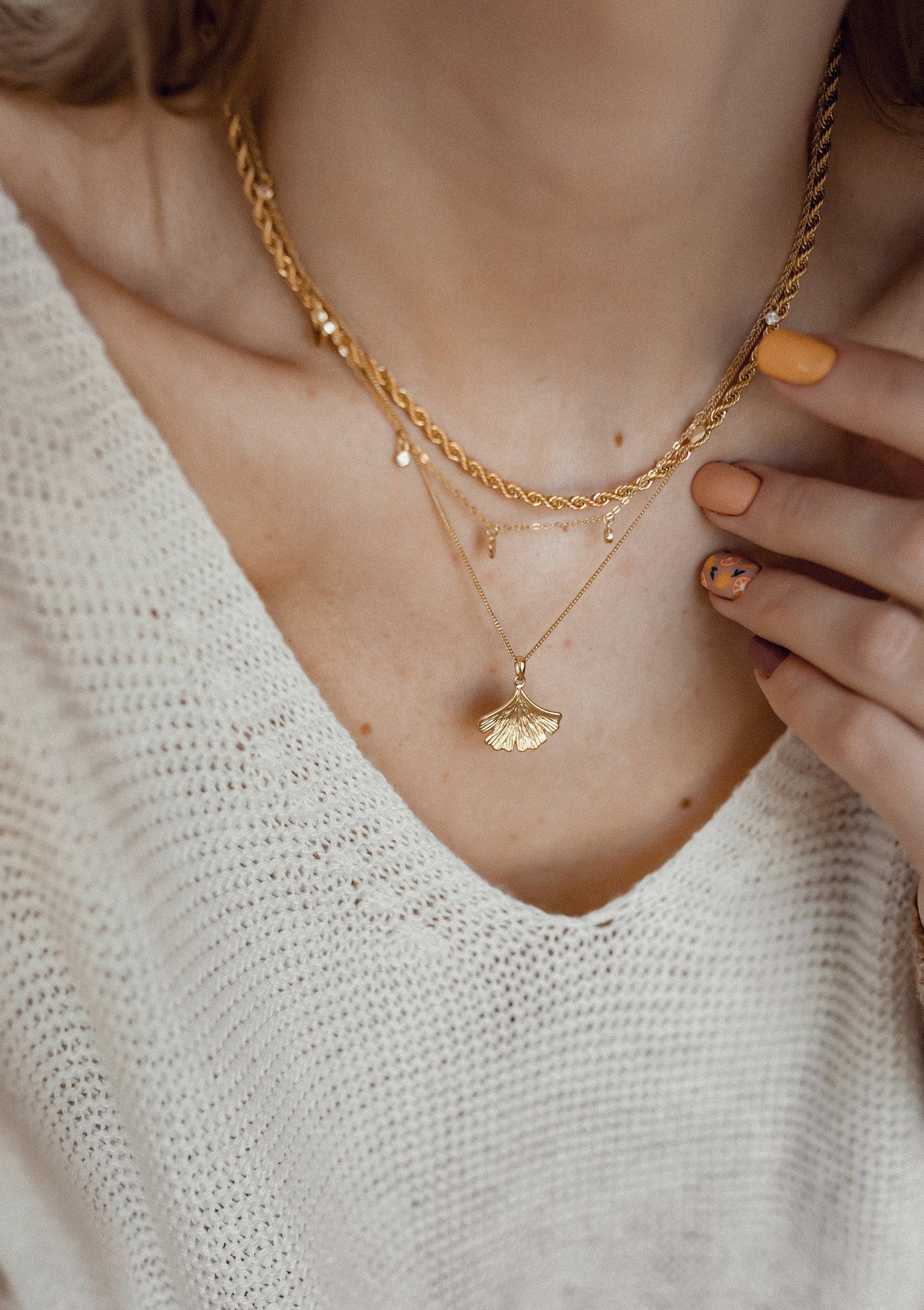 Pendentif de Longévité pour L'énergie et La Vie en Or