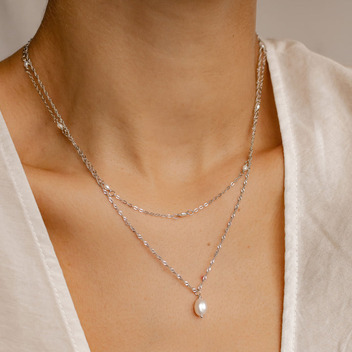 Glamor Necklace Set Sterling